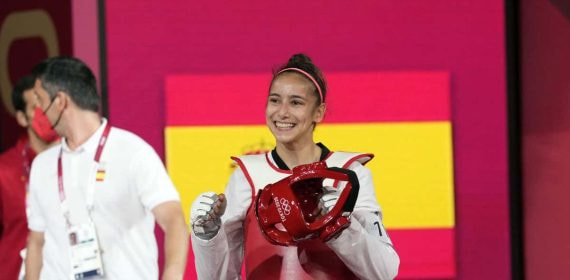 Adriana Cerezo durante los Juegos Olímpicos.