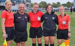 Árbitras letonas pertenecientes al Referee Abroad.