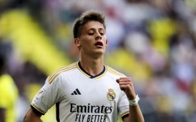Arda Güler, con el Real Madrid.