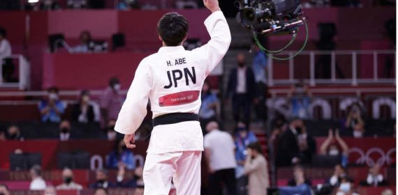 Competición de judo en los JJOO.