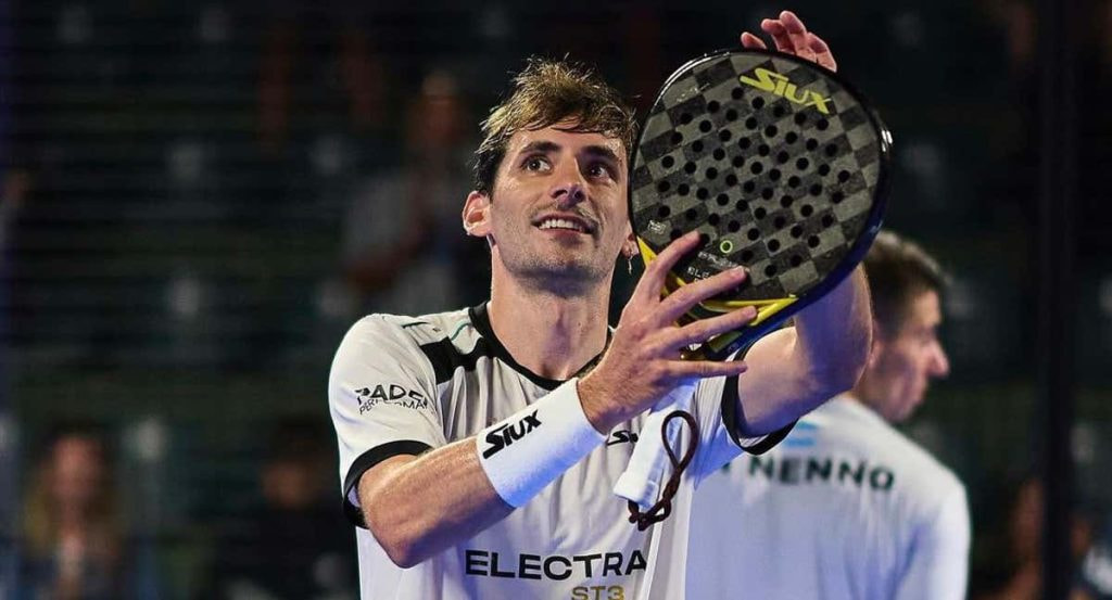 Franco Stupaczuk durante un torneo.