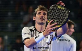 Franco Stupaczuk durante un torneo.