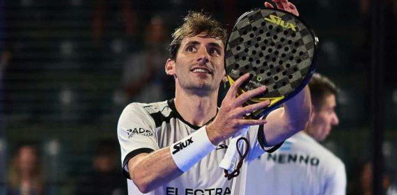 Franco Stupaczuk durante un torneo.
