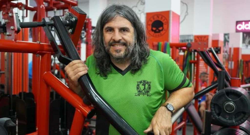 JJ Vaquero, en el gimnasio Asensio, de Valladolid.