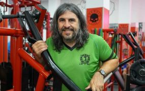 JJ Vaquero, en el gimnasio Asensio, de Valladolid.