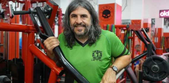 JJ Vaquero, en el gimnasio Asensio, de Valladolid.