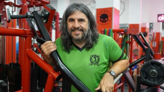 JJ Vaquero, en el gimnasio Asensio, de Valladolid.