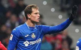 Latasa, con el Getafe.