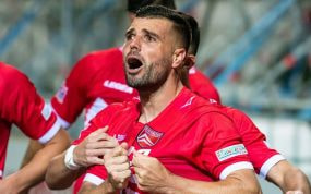 Liam Walker, jugador de la selección de Gibraltar.
