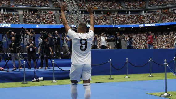 Kylian Mbappé llevará el '9' en el Real Madrid.