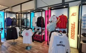 La tienda del LIV Golf, en Valderrama.