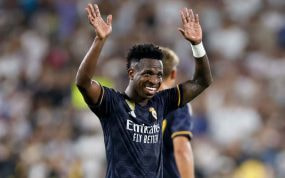 Vinicius, durante la gira del Real Madrid en 2023.