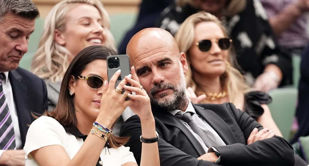 Guardiola, en Wimbledon.