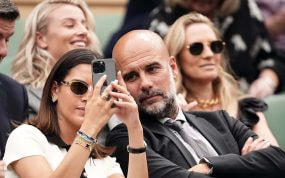 Guardiola, en Wimbledon.
