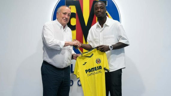 El nuevo jugador del Villarreal, Nicolas Pépé.