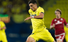 Andrés Ferrari con el Villarreal.