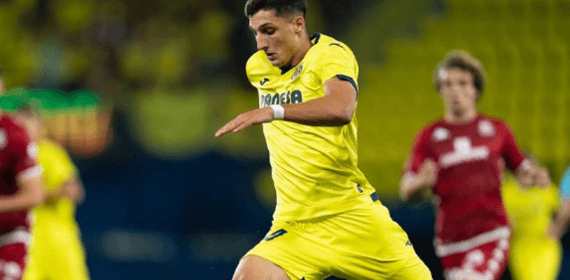 Andrés Ferrari con el Villarreal.