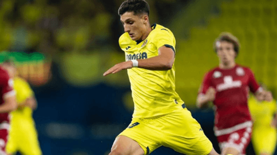 Andrés Ferrari con el Villarreal.