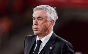 Ancelotti, con el Real Madrid.