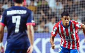 Santiago Mouriño, con el Atlético de Madrid.
