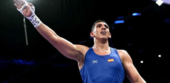 Ayoub Ghadfa, en los Juegos de París.