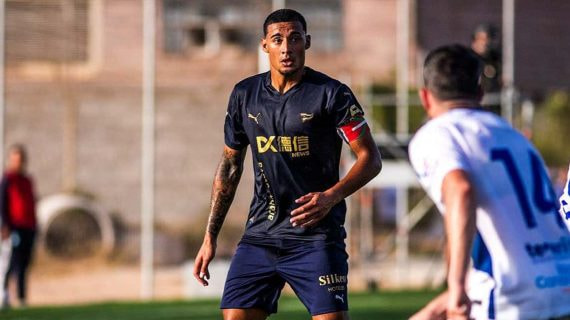 Carlos Benavidez Protesoni, durante la pretemporada.