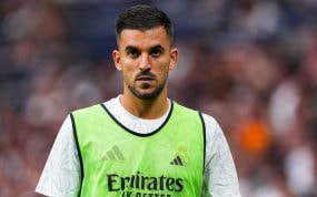 Dani Ceballos, con el Real Madrid.