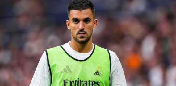Dani Ceballos, con el Real Madrid.