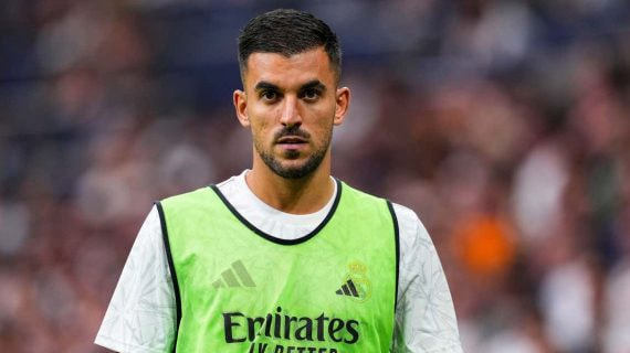 Dani Ceballos, con el Real Madrid.