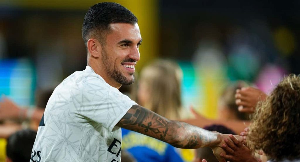 Dani Ceballos, en Las Palmas con el Real Madrid.