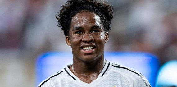Endrick, durante el Clásico en Nueva Jersey.
