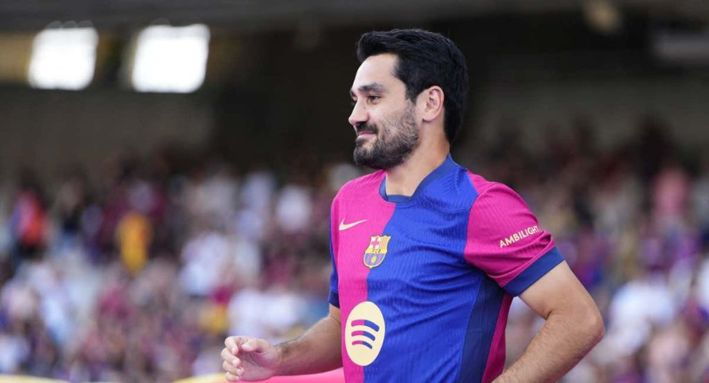 Gündogan en la presentación del Gamper.