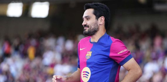 Gündogan en la presentación del Gamper.
