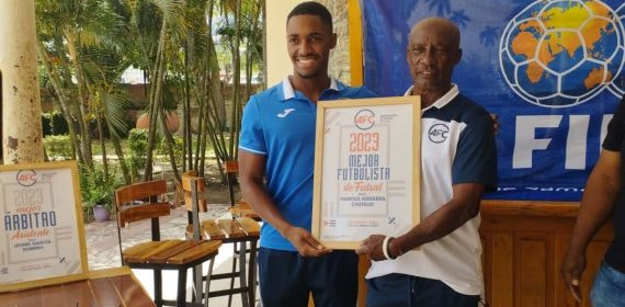 Harold Aguilera fue elegido por la Asociación del Fútbol de Cuba como el mejor jugador en 2023.
