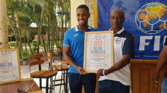 Harold Aguilera fue elegido por la Asociación del Fútbol de Cuba como el mejor jugador en 2023.