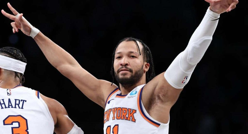 Jalen Brunson, durante un partido de los Knicks.