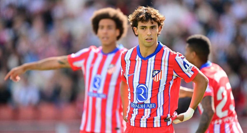 Joao Félix, durante la pretemporada con el Atlético de Madrid,