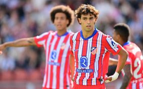 Joao Félix, durante la pretemporada con el Atlético de Madrid,