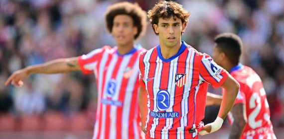Joao Félix, durante la pretemporada con el Atlético de Madrid,