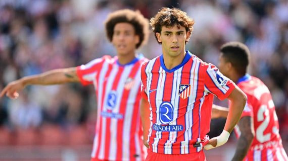 Joao Félix, durante la pretemporada con el Atlético de Madrid,