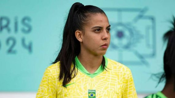 Lauren Leal, durante un partido con Brasil en los París 2024.