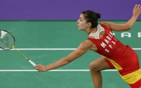 Carolina Marín se retiró entre lágrimas de París 2024.