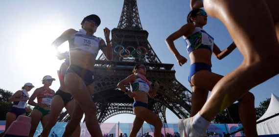 Prueba de marcha en París 2024.
