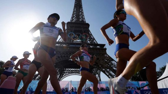 Prueba de marcha en París 2024.