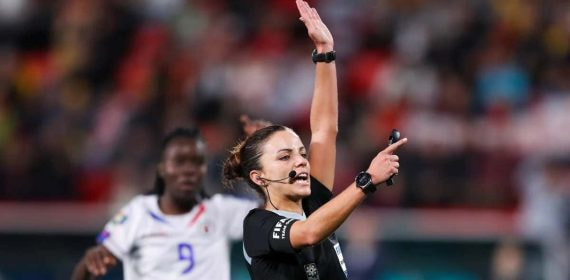 Marta Huerta de Aza durante un partido.