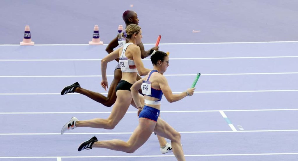 Carrera de relevos.