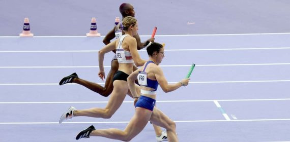 Carrera de relevos.