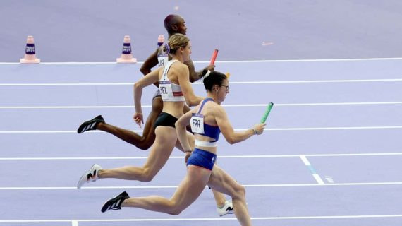 Carrera de relevos.