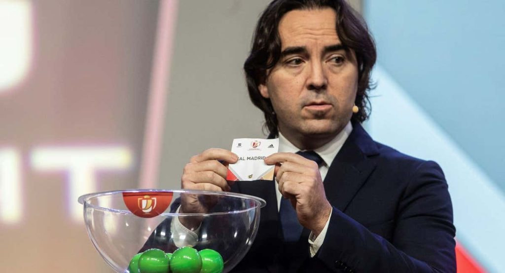 Presa, en un sorteo.