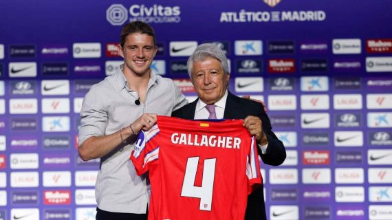 Presentación de Conor Gallagher como nuevo jugador del Atlético de Madrid.